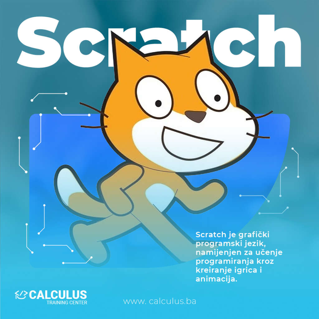 Kroz Scratch programski jezik, podstičemo djecu da istražuju, smišljaju i ostvaruju svoje zamisli, usput usvajajući osnove programiranja, matematike, vizuelnog i interaktivnog dizajna.